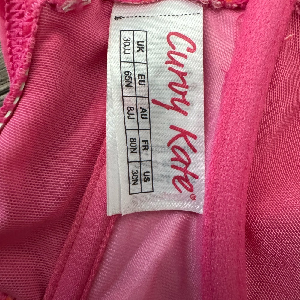 Pink & Orange Swirl Underwire Bikini Top - Women's Swim - Picture 3 of 4